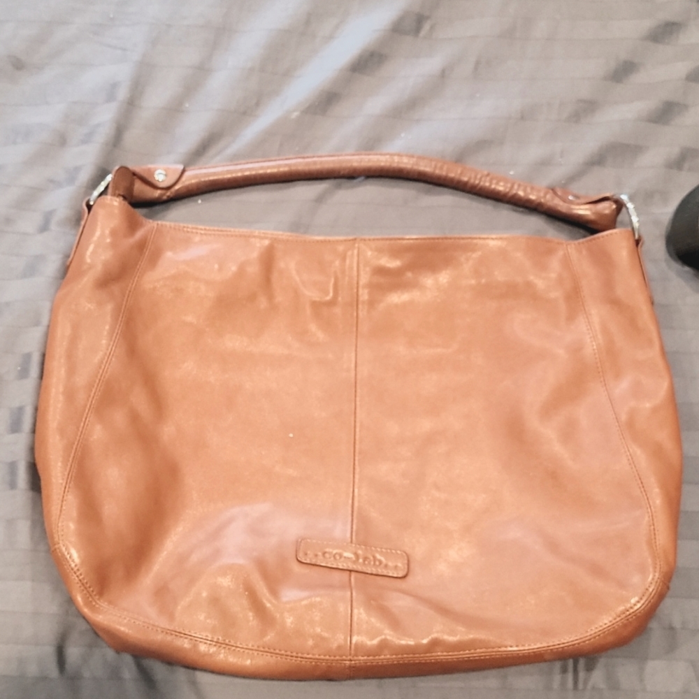 Co-Lab...brown vegan leather bag